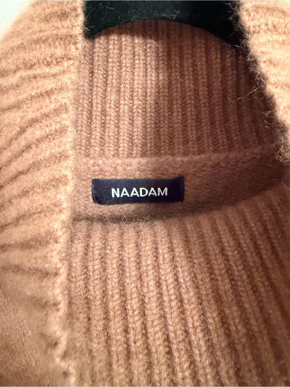 NAADAM 100%premium Cashmere Relaxed Ribbed
Turtleneck Sweater - Mocha Brown - Picture 5 of 12